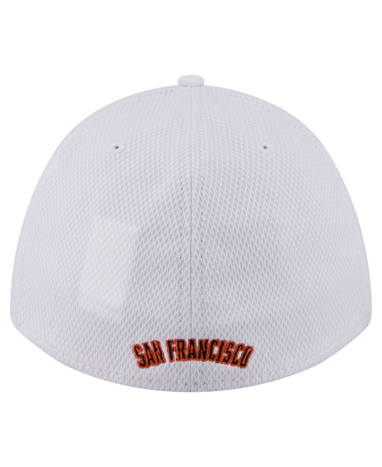 Men's White San Francisco Giants Cut n Sew 39THIRTY Flex Hat