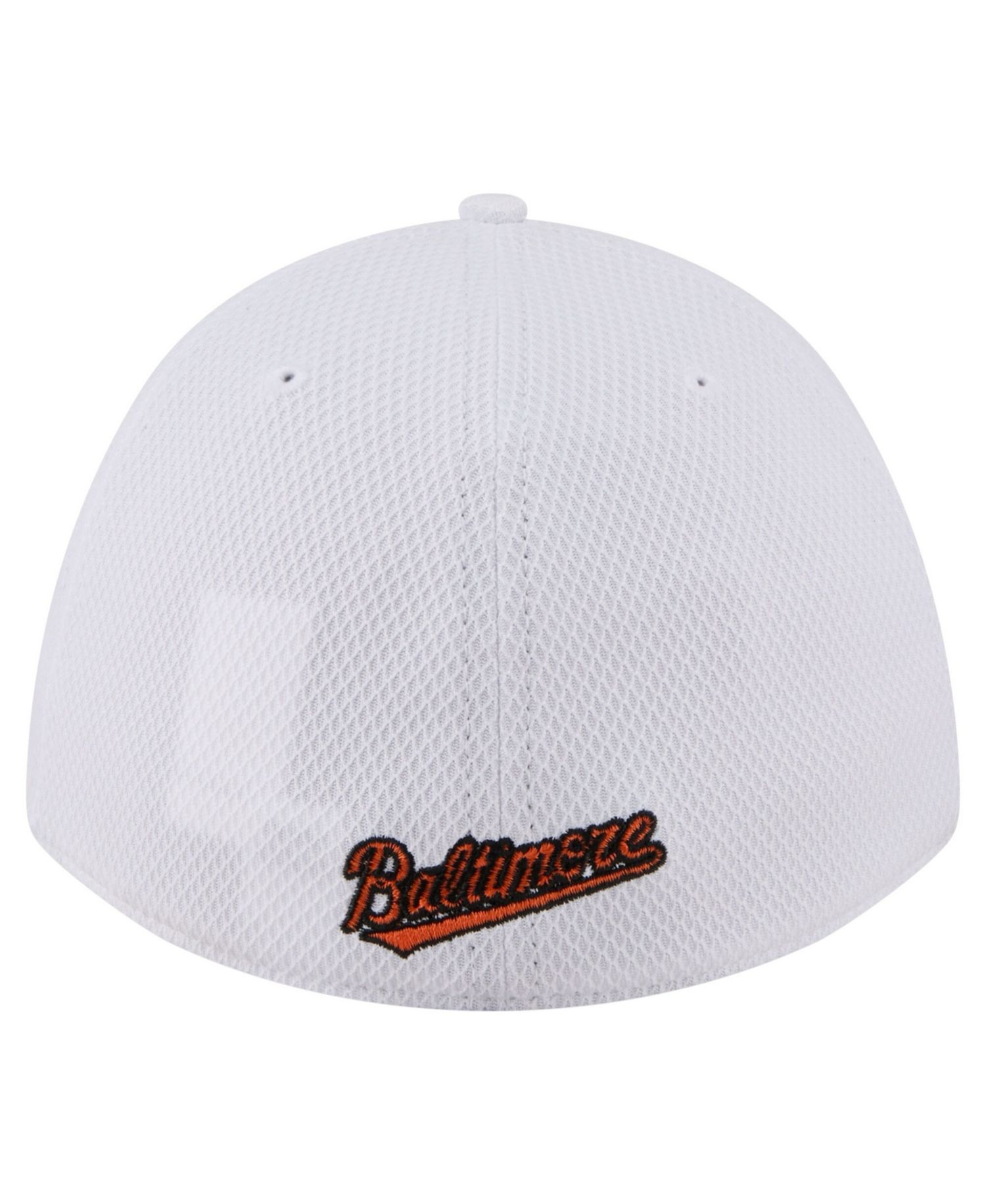Men's White Baltimore Orioles Cut n Sew 39THIRTY Flex Hat