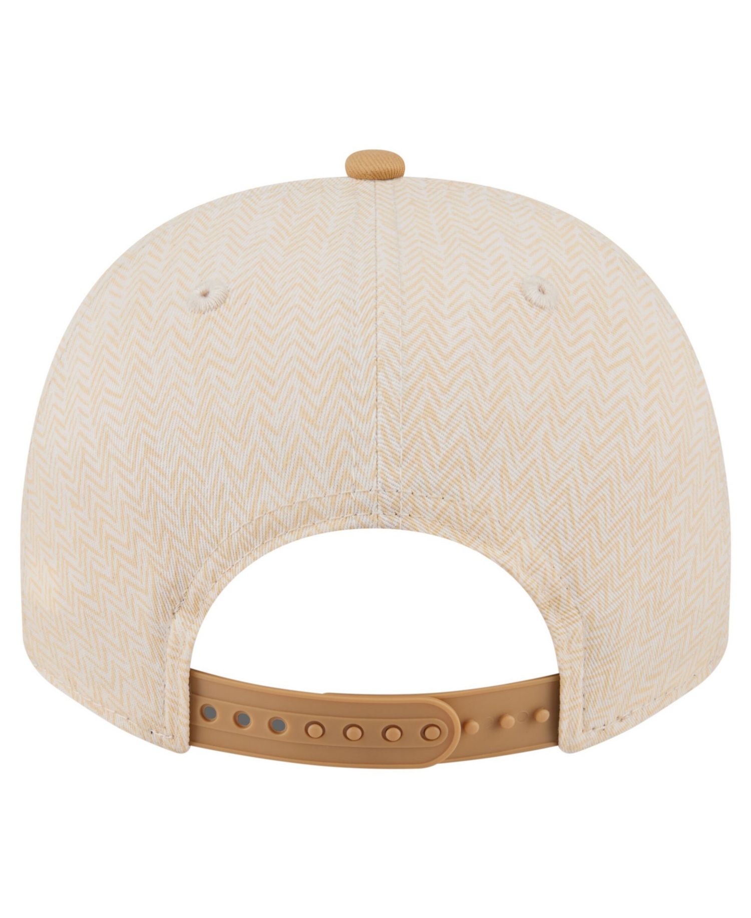Men's Cream Texas Rangers Herringbone 9FIFTY A-Frame Snapback Hat