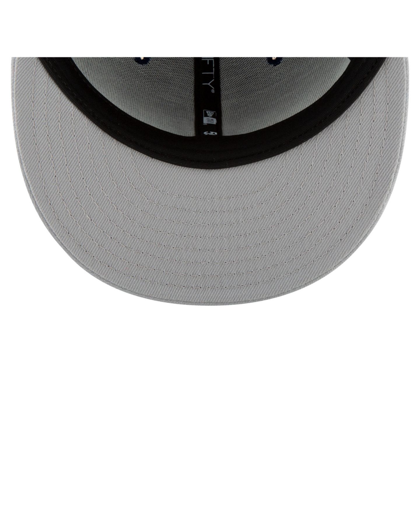 Мужская кепка New Era Gray Los Angeles Dodgers Blue Heaven on Earth Stadium Patch 59FIFTY Fitted Hat — фото 5
