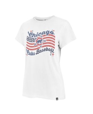 Women's White Chicago Cubs Americana Regional Frankie T-Shirt