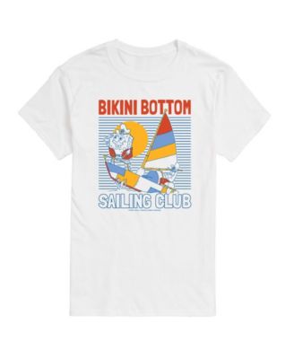 Men's Spongebob Squarepants Bikini Botton Sailing Club Graphic T-Shirt