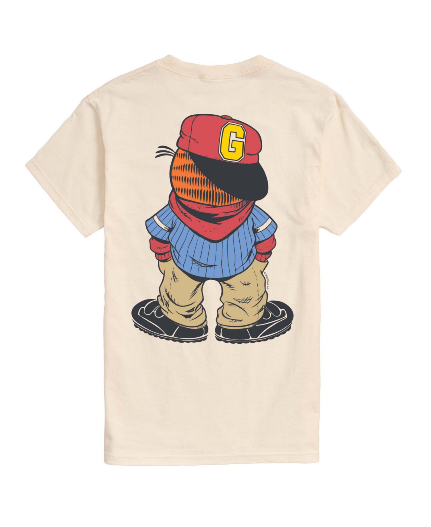 Men's Garfield Streetwear Graphic T-Shirt