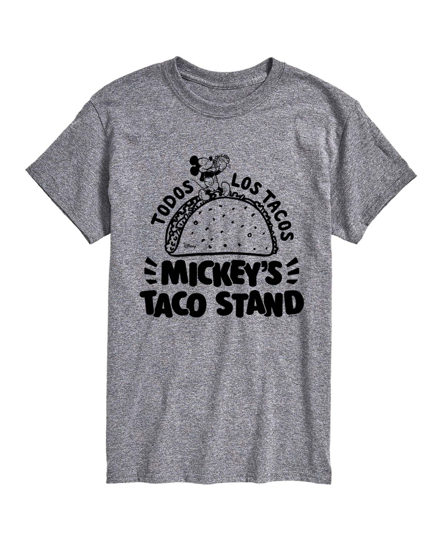 Мужская футболка AIRWAVES Disney Mickeys Taco Stand Graphic, цвет: Меланжевый — фото 1