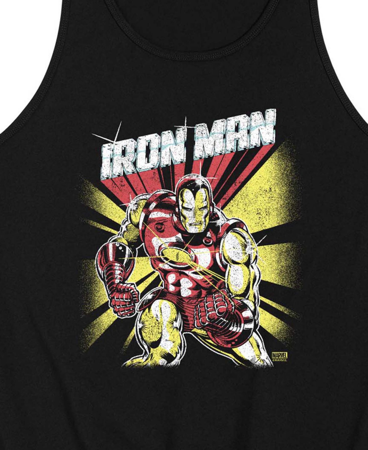Мужской топ AIRWAVES Iron Man Retro Graphic, цвет: Чёрный — фото 3