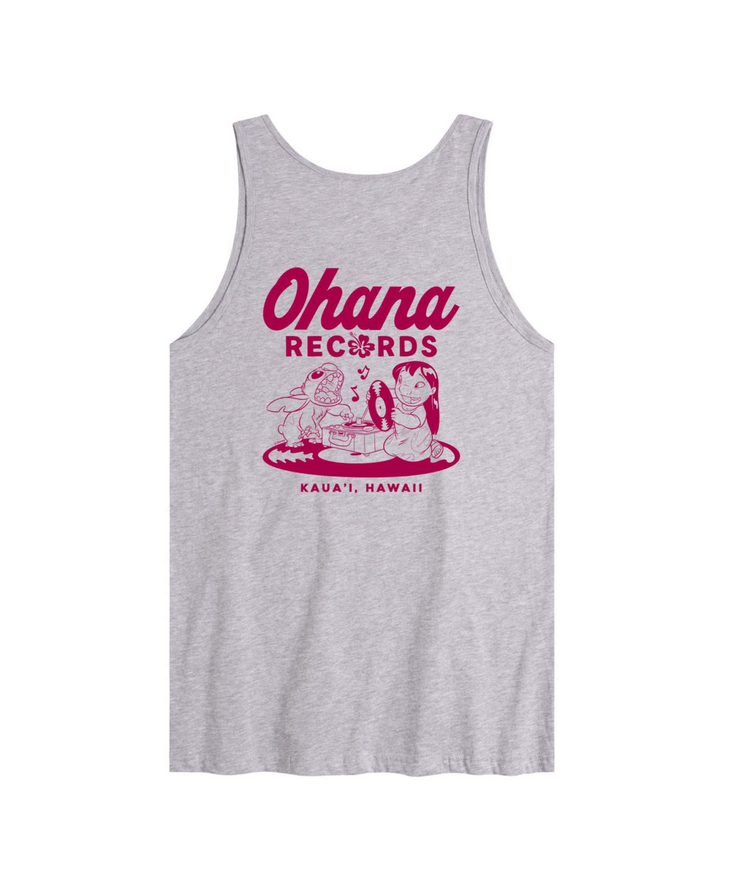 Men's Lilo and Stitch Ohana Records Graphic Tank Top