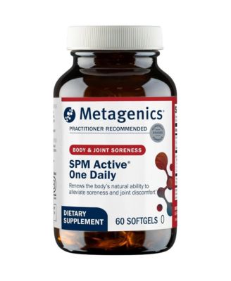 SPM Active One Daily Supplement - Next Generation Omega Fish Oil with Pro Resolving Mediators for Joint Soreness and Soothing - 60 Softgels