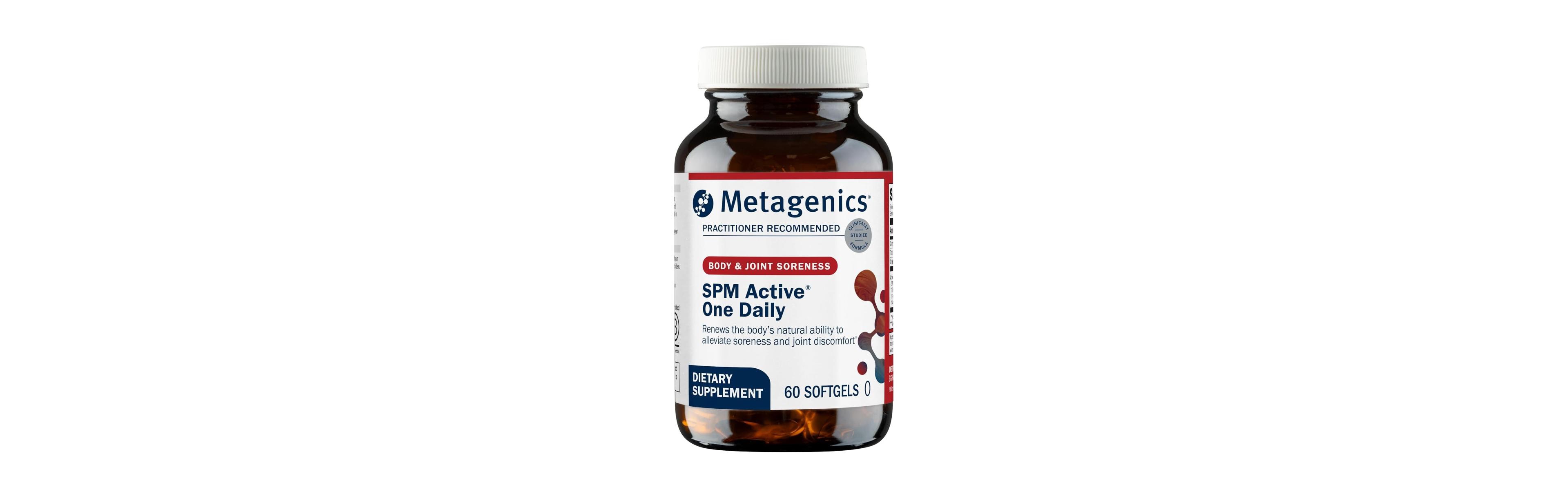Metagenics Spm Active One Daily Supplement - Next Generation Omega Fish Oil with Pro Resolving Mediators for Joint Soreness and Soothing