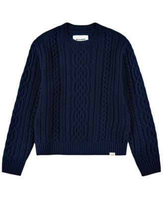 Boys' 5-18 Cable Crew Sweater