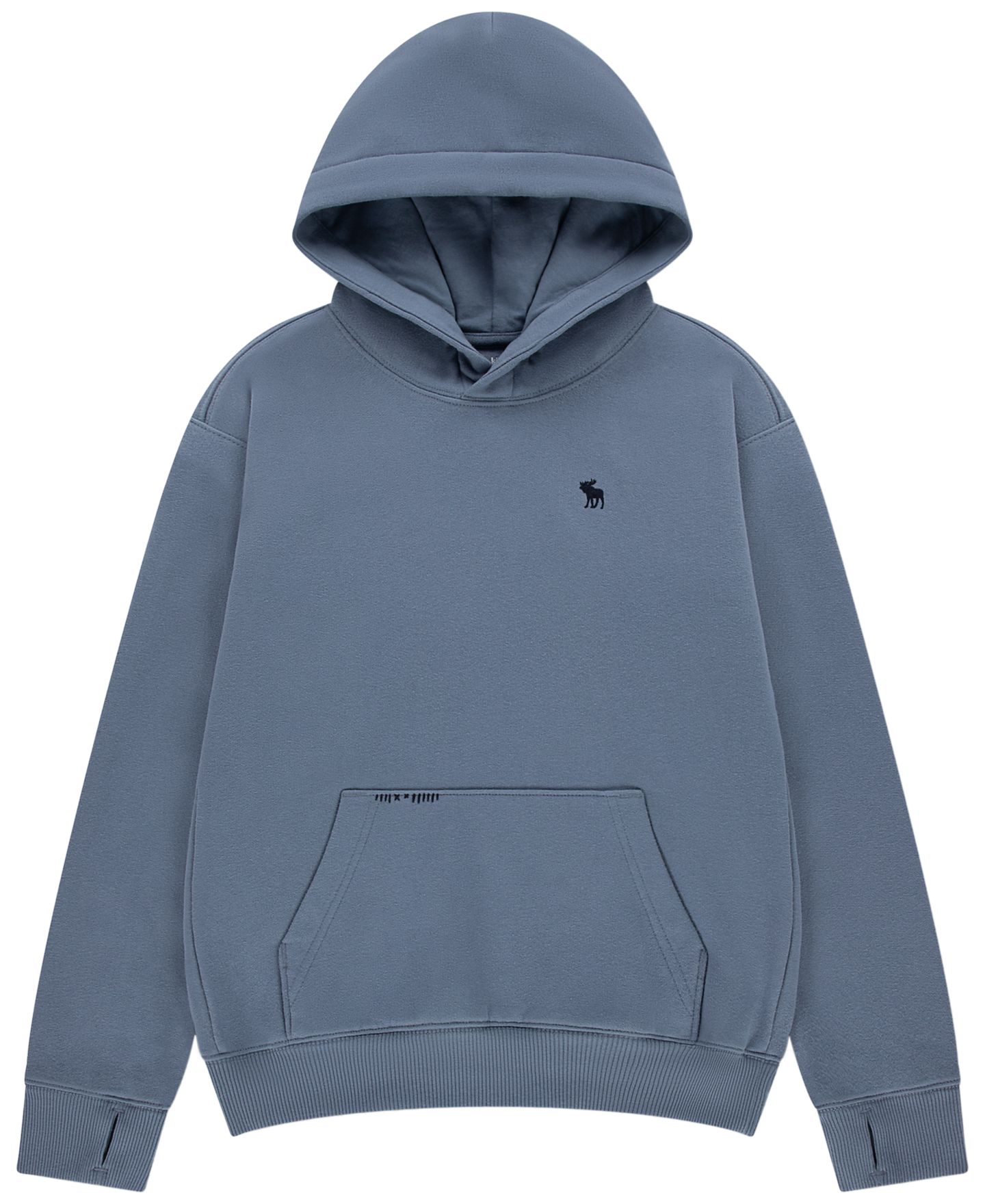 Худи abercrombie kids Long-Sleeve Crafted Graphic для мальчиков, цвет: Серо-бежевый — фото 1