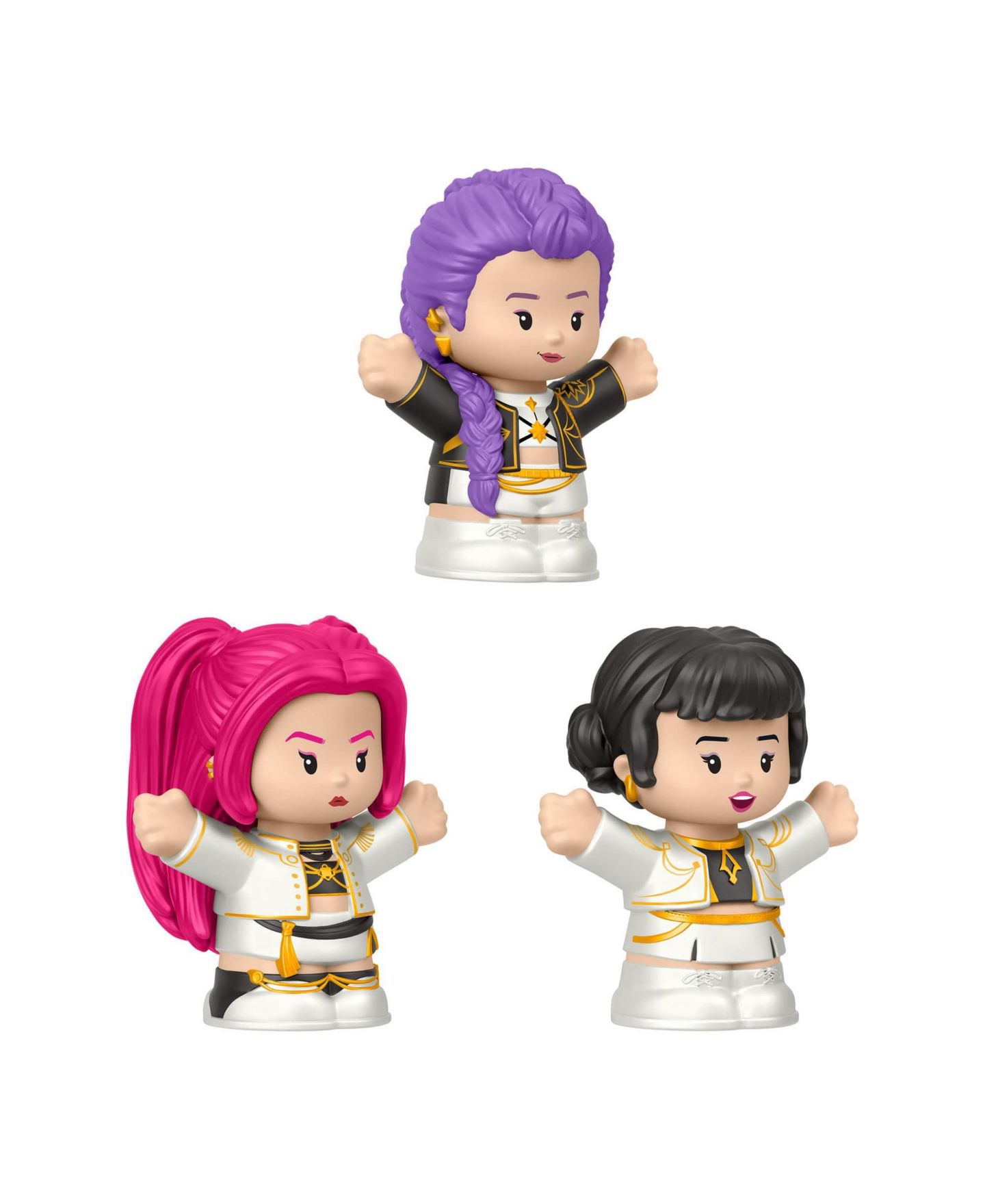 Детские фигурки Little People KPop Demon Hunters: HUNTR/X Special Edition 3-Piece Action Figure Set — фото 5