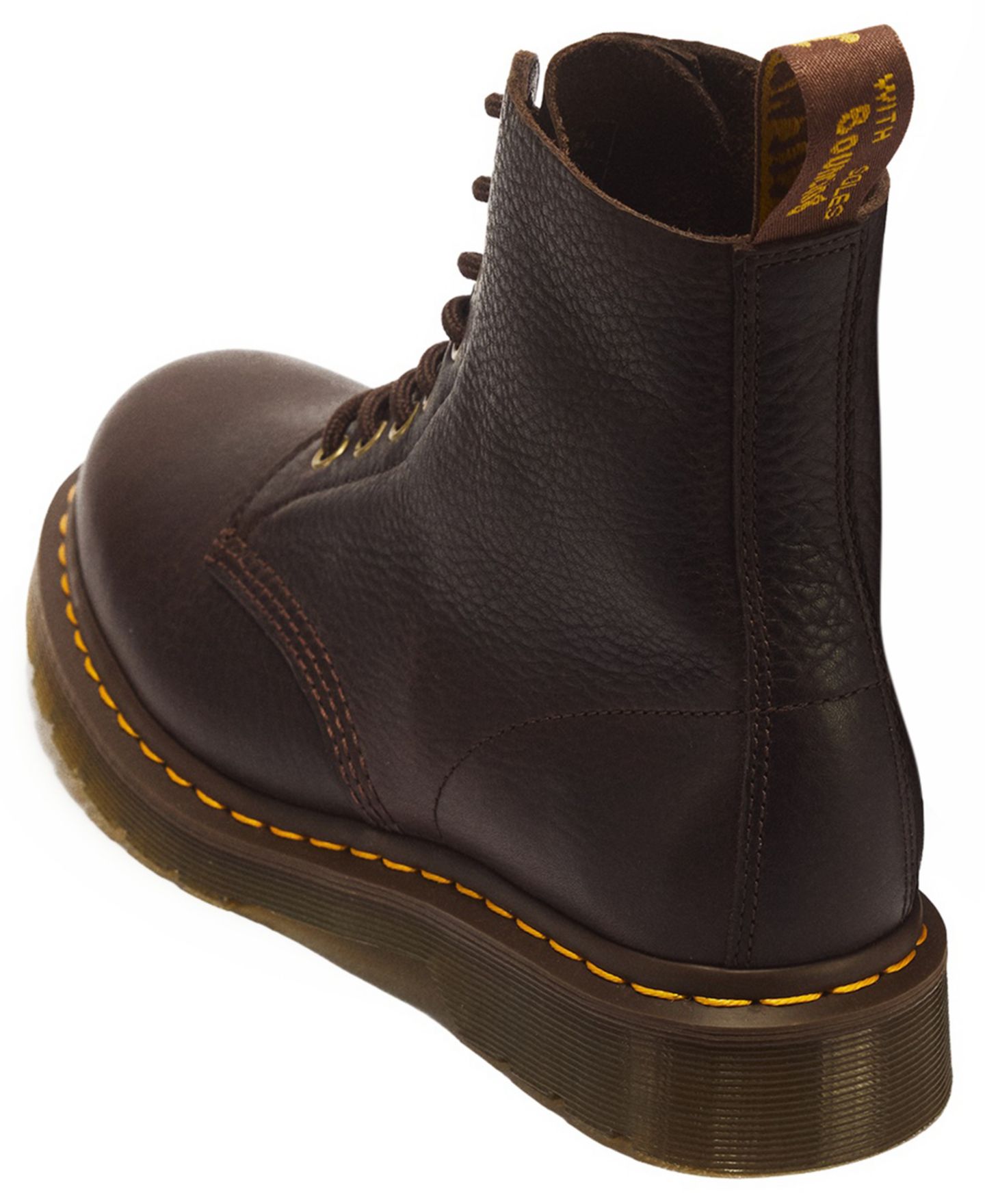 Мужские ботинки Dr. Martens 1460 Pascal на 8 люверсов с круглым носком, цвет: Коричневый — фото 4