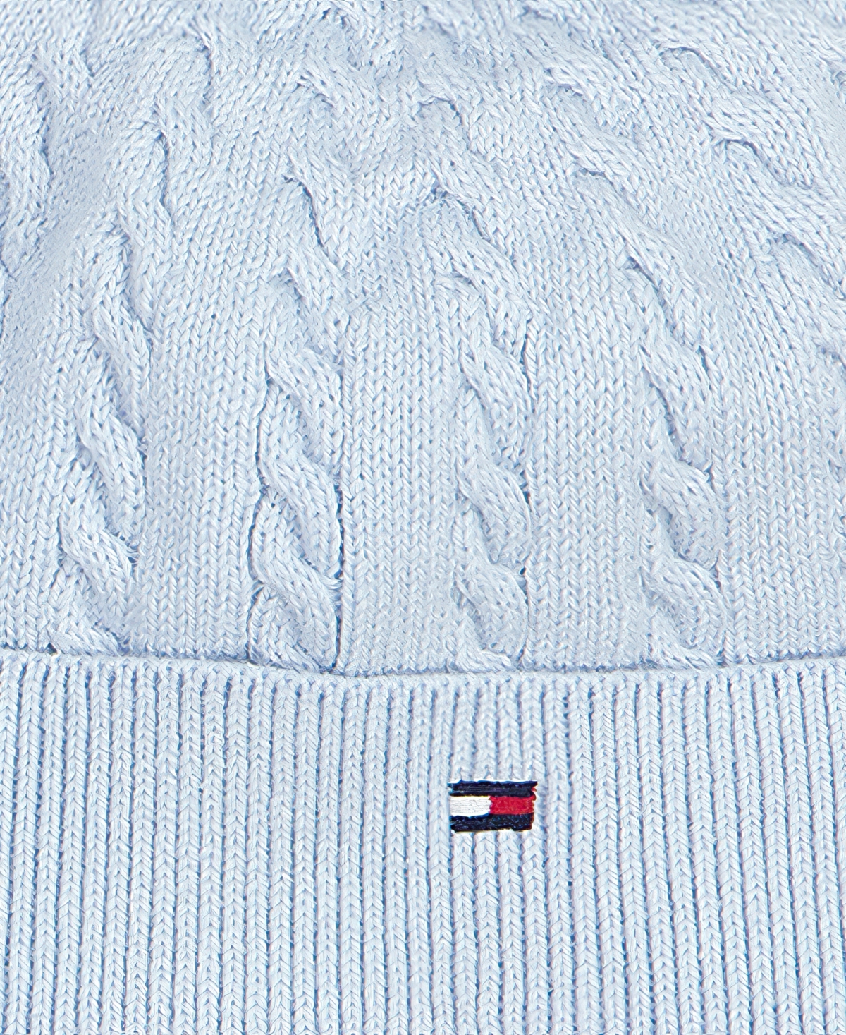 Tommy Hilfiger Baby Boys' Cable-Knit Long-Sleeve Coverall and Hat