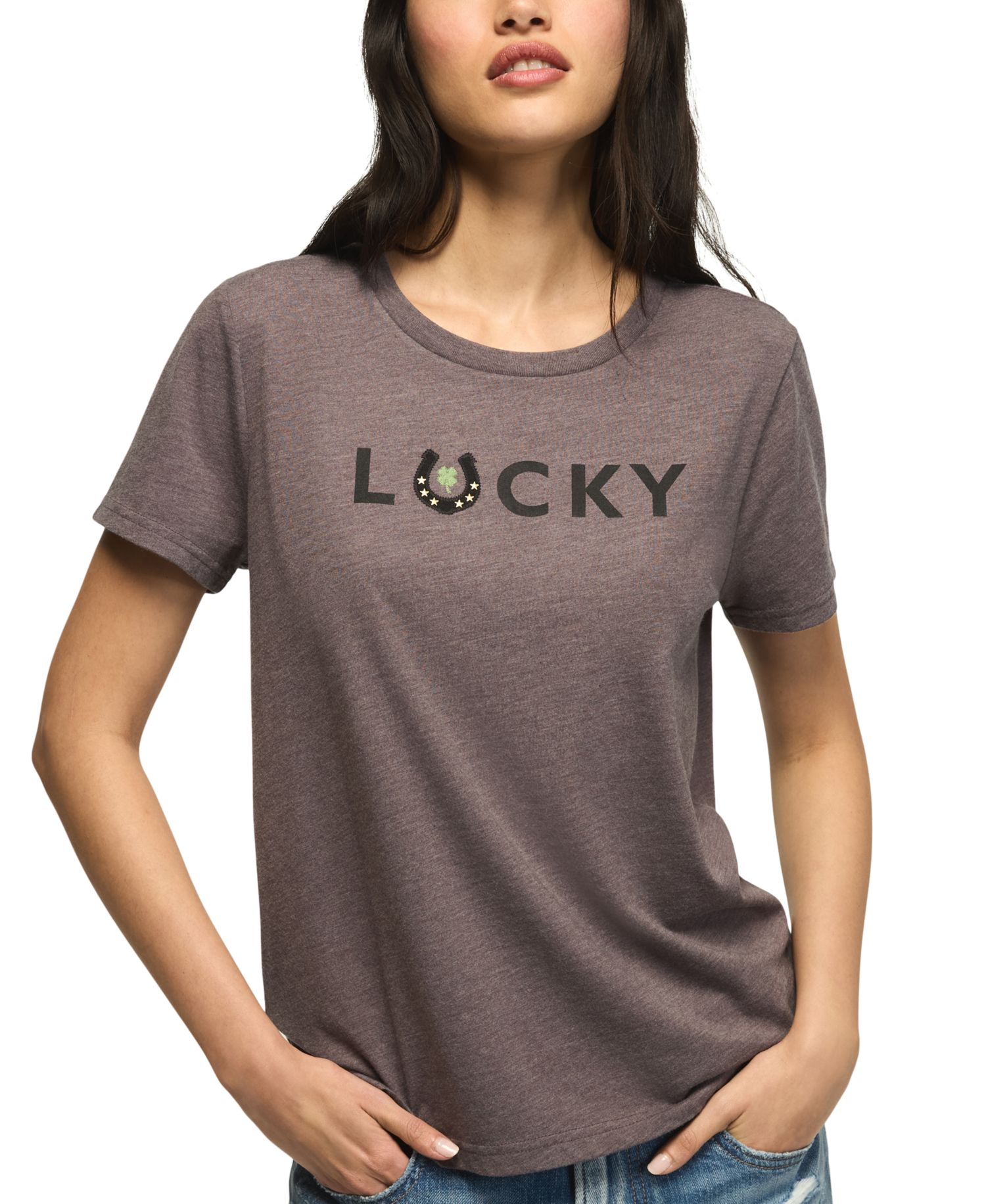 Women's Embroidered Horseshoe Classic-Fit T-Shirt