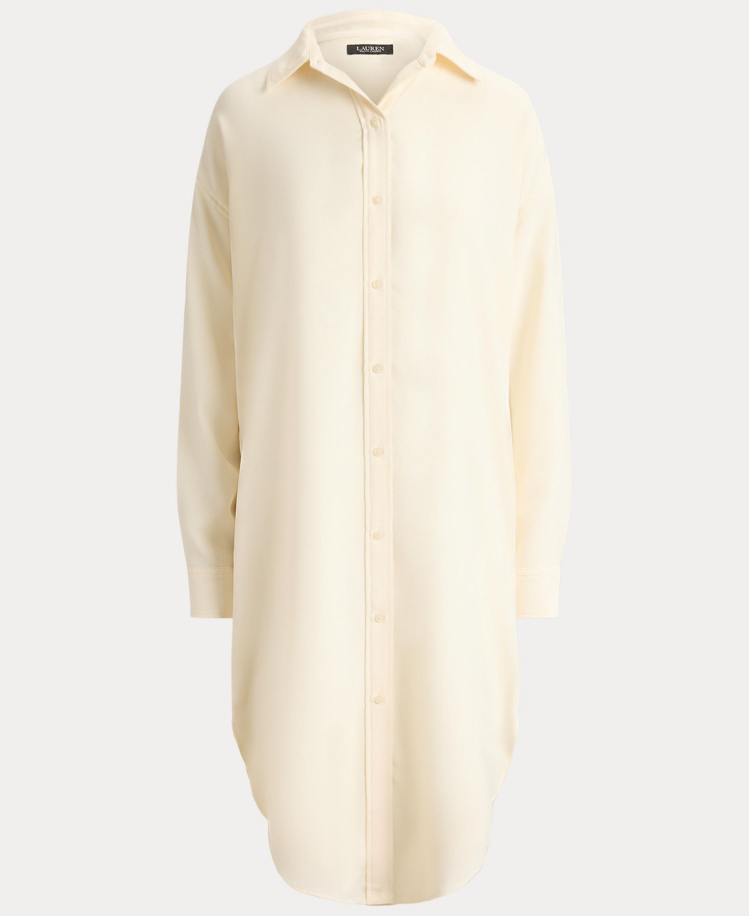 Women's Double Faced Georgette Midi Shirt-Dress