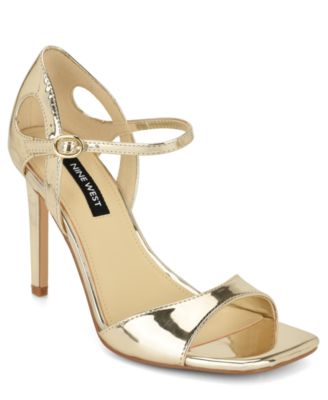 Women's Paddie Square Toe Stiletto Dress Sandals