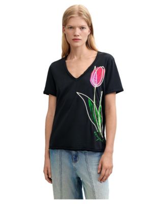 Women's Floral Print T-shirt
