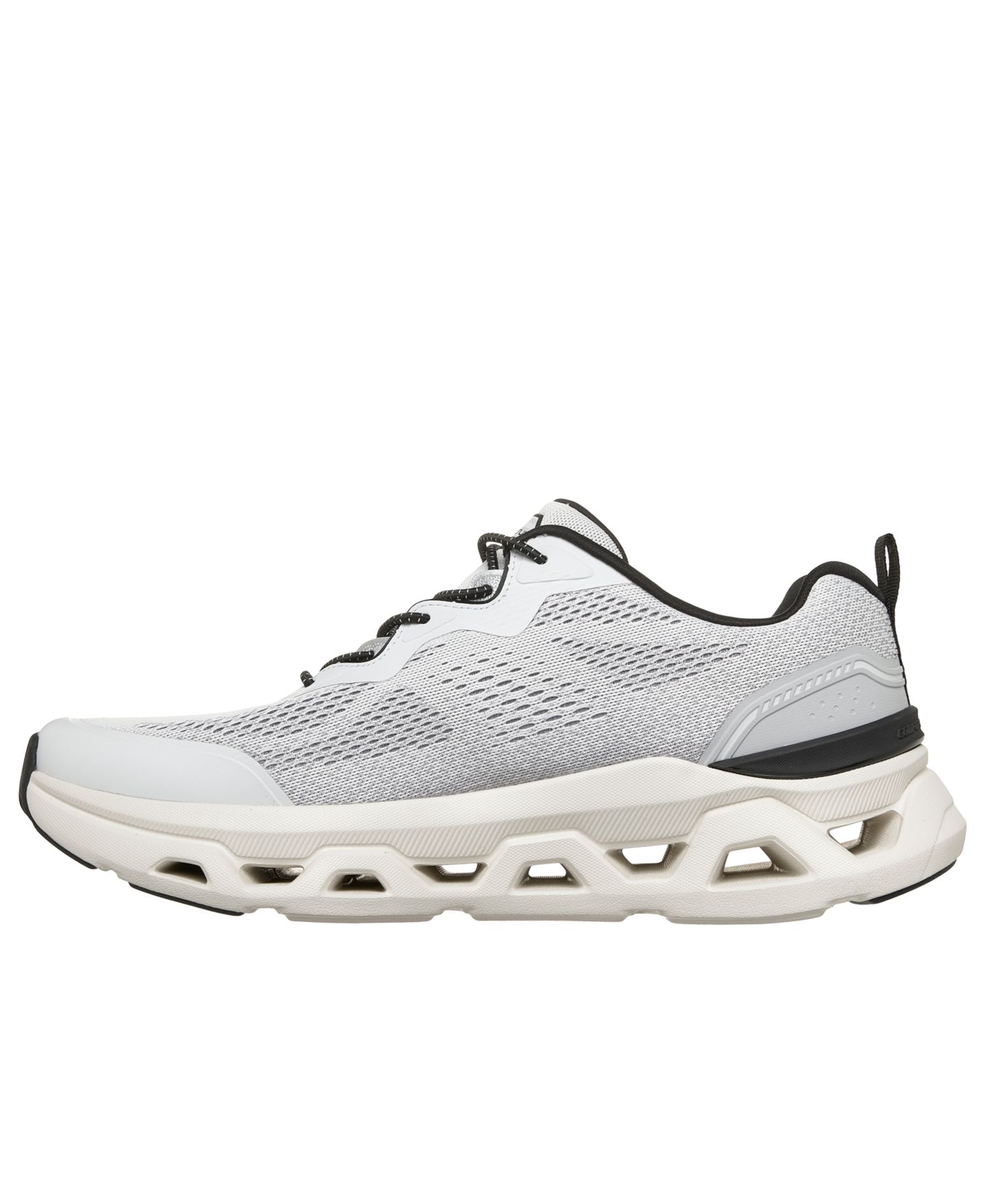 Мужские кроссовки Skechers Slip-Ins: Glide-Step Altus Running, цвет: Чёрный / Белый — фото 3