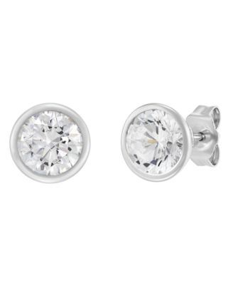 IGI Certified Lab-Grown Diamond Stud Earrings (2 ct. t.w.) in 14k White Gold