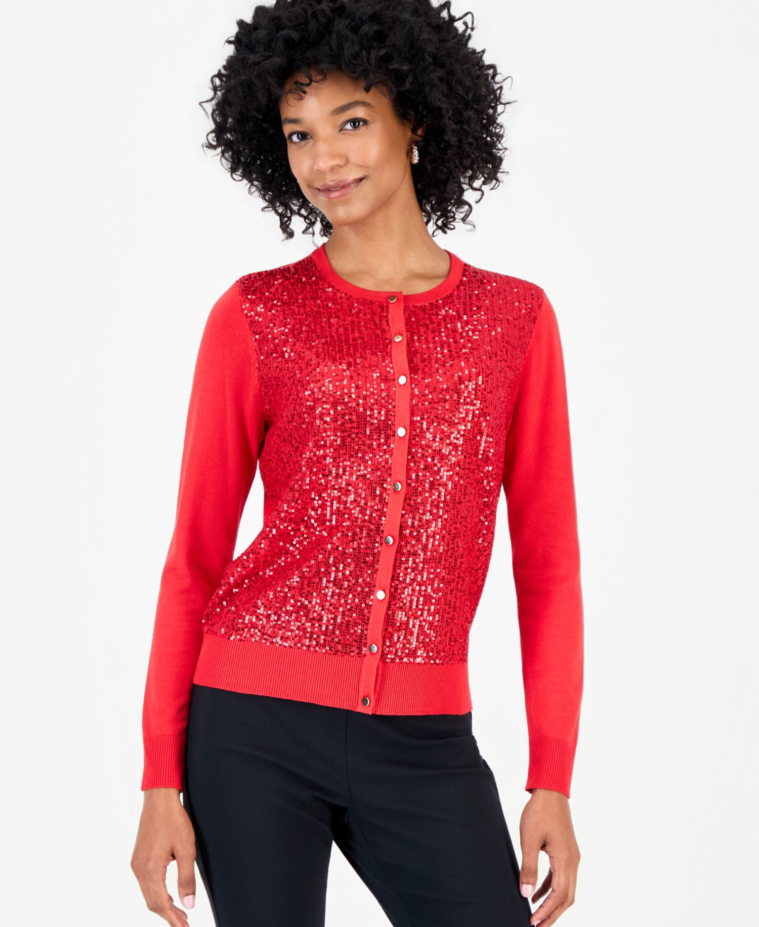 Women's Sequin Party Cardigan