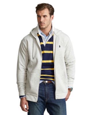 Men's Big & Tall Double-Knit Full-Zip Hoodie