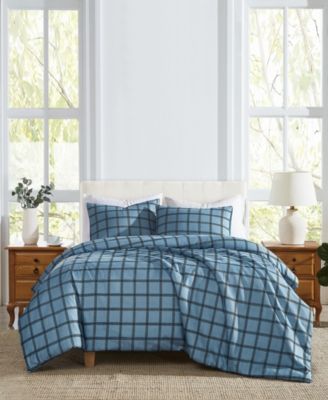Luka Grid Plaid 2-Piece Comforter Set, Twin/Twin XL