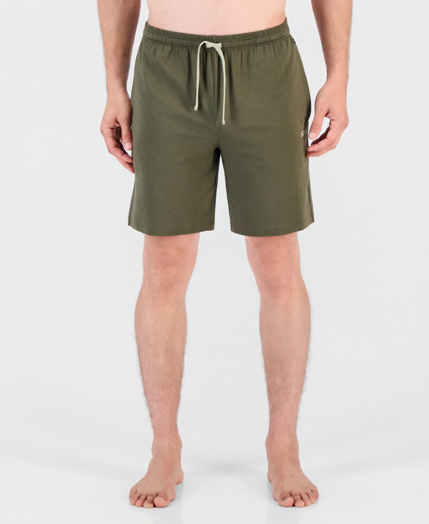 Мужские шорты BOSS by Hugo Boss Mix & Match Drawstring Shorts, 8" Inseam, цвет: Зелёный — фото 3