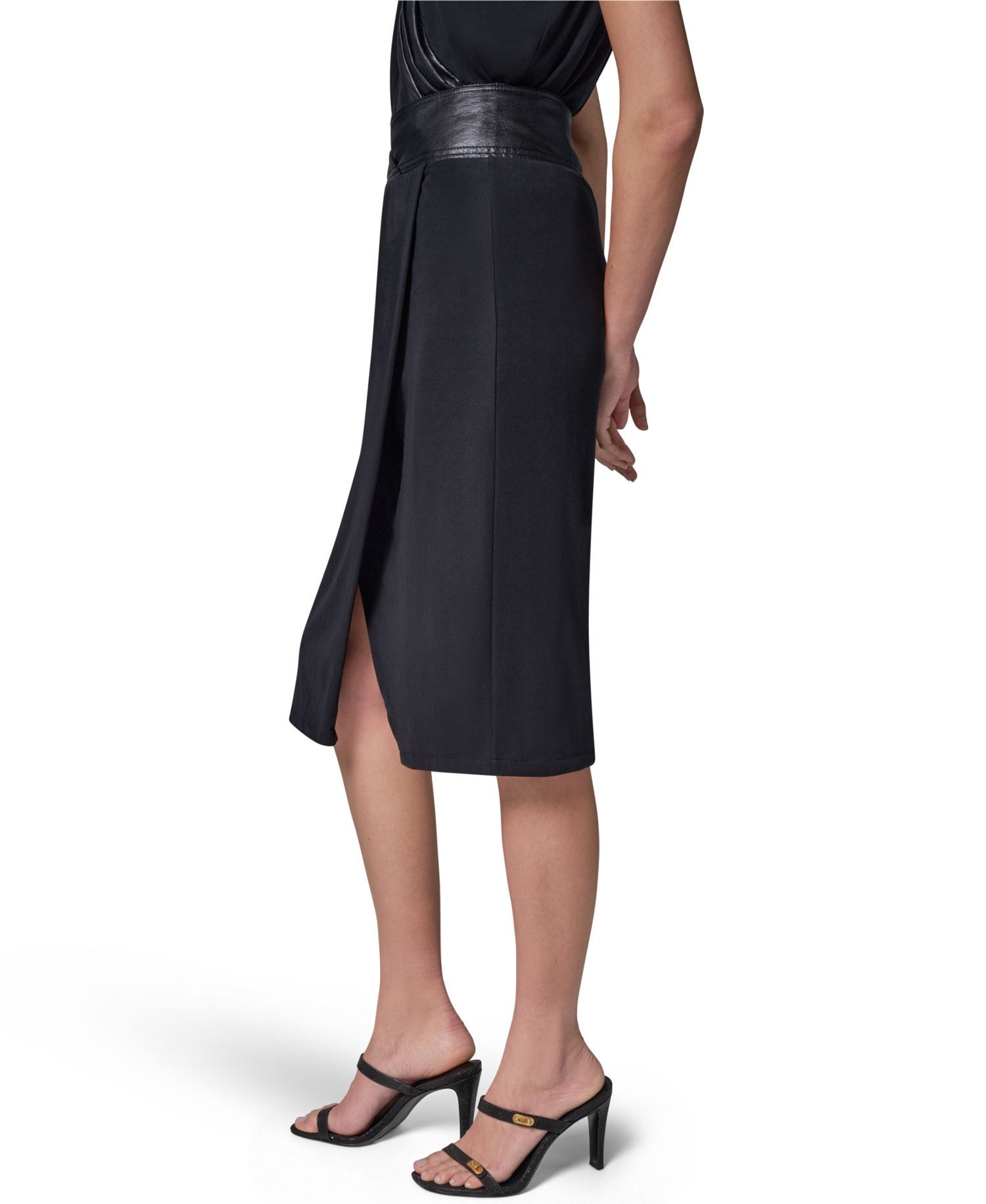 Women's Jersey Twist Wrap Skirt