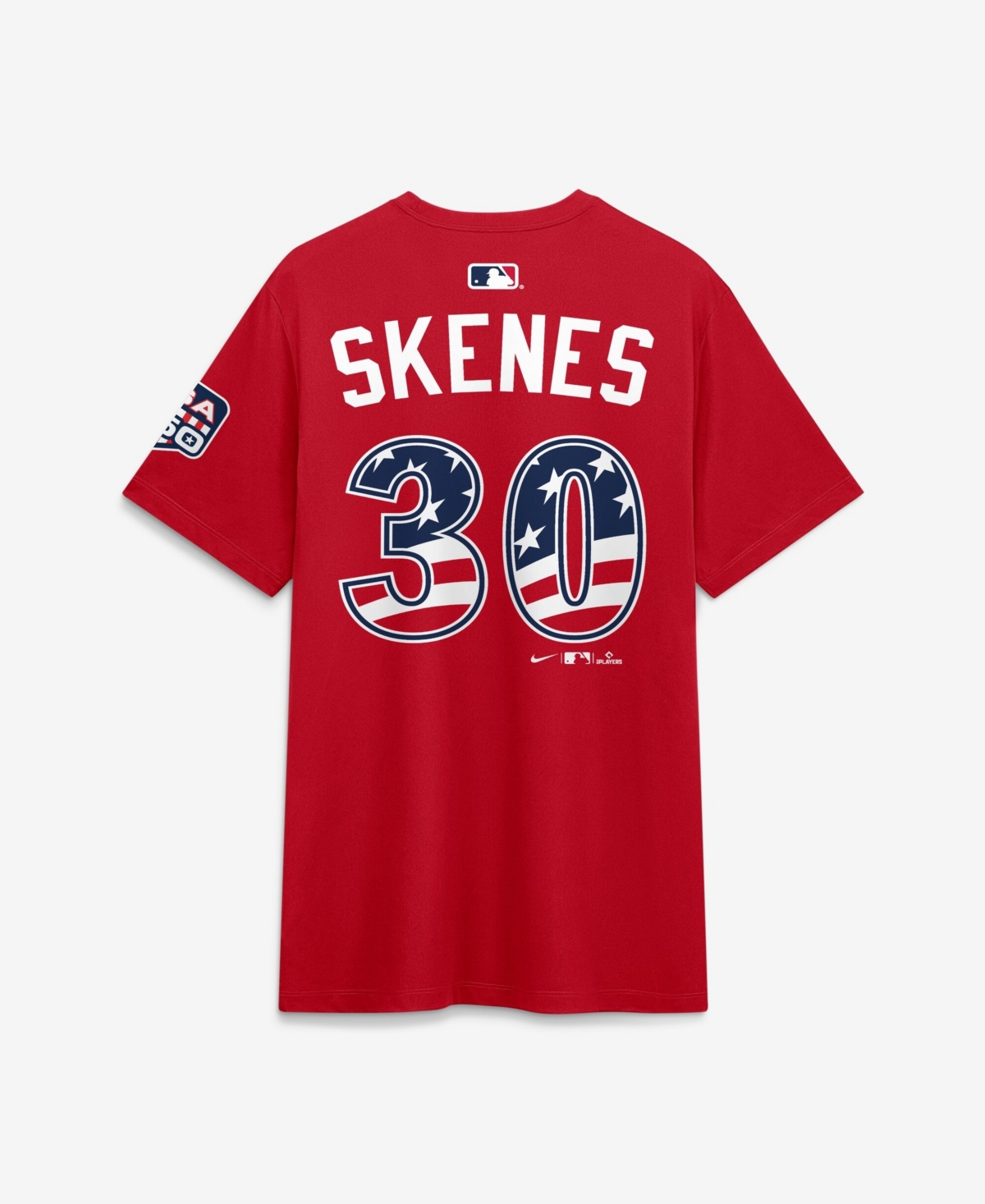 Nike Men's 2026 All-Star Game National League Paul Skenes Red Name & Number T-Shirt
