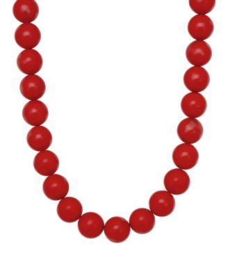 Sterling Silver-Plated Color Beaded Necklace