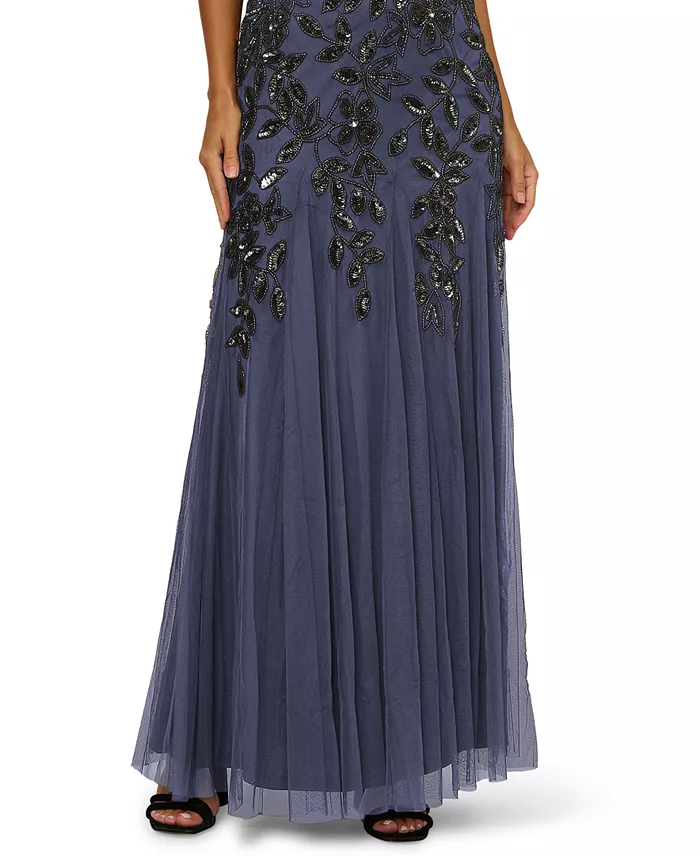 Women's Crewneck Beaded Dress - thumbnail 7