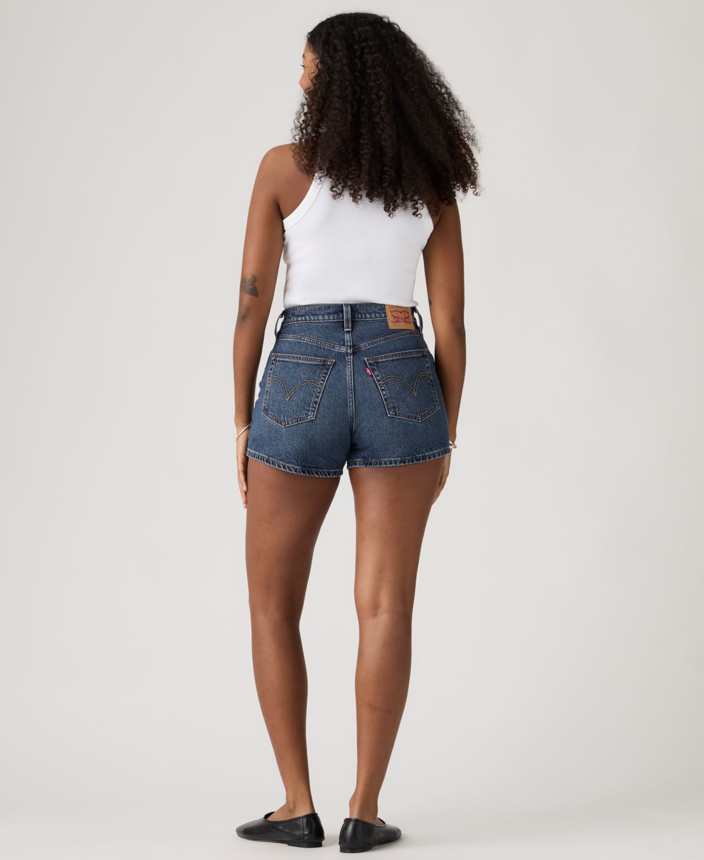 Женские шорты Levi's 501 Curve Denim Shorts, цвет: Believe Not — фото 4