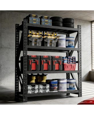 Heavy Duty 4000LBS Adjustable Metal Garage Shelving Unit