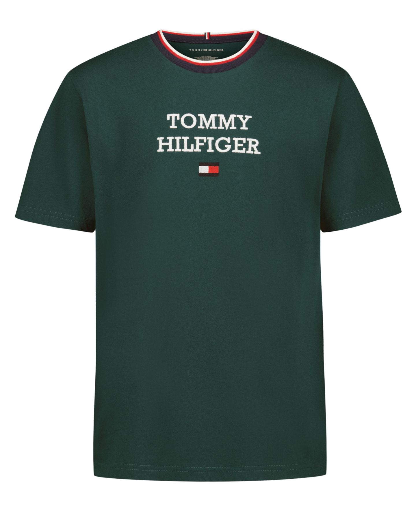 Футболки Tommy Hilfiger Classic Lockup Short-Sleeve для мальчиков, цвет: June Bug — фото 1