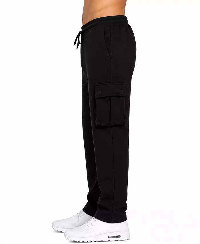 Men's Fleece-Lined Cargo Sweatpants - thumbnail 2