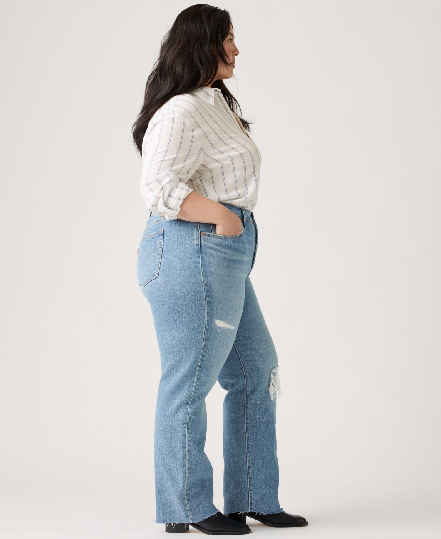 Trendy Plus Size 501 Original-Fit Straight-Leg Jeans