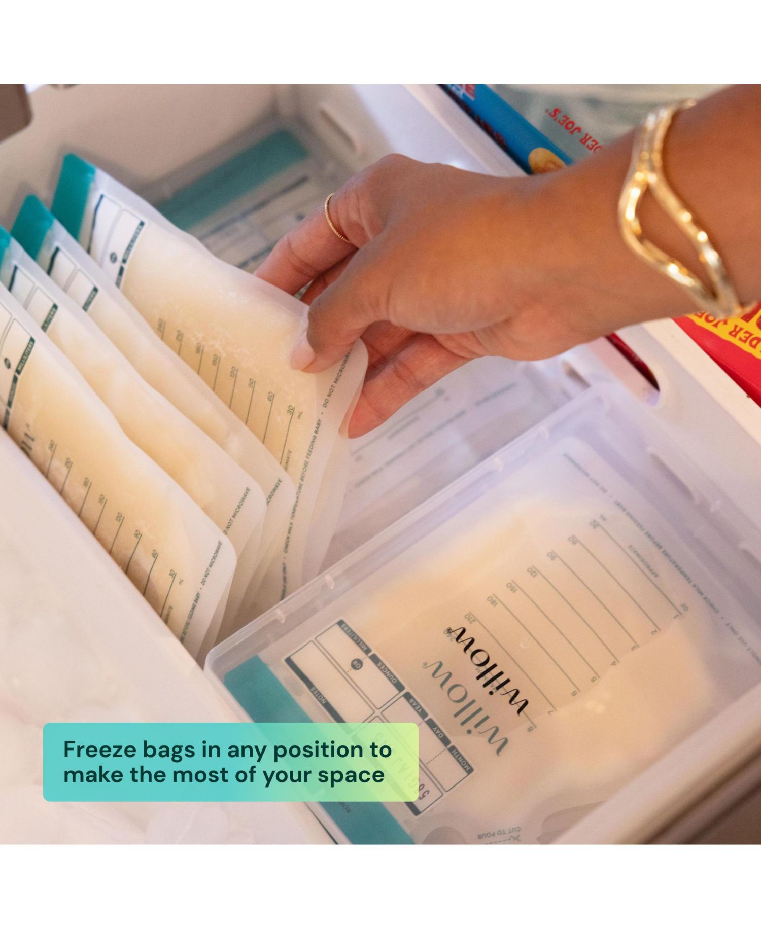 Breast Milk Storage Bag Flatteners