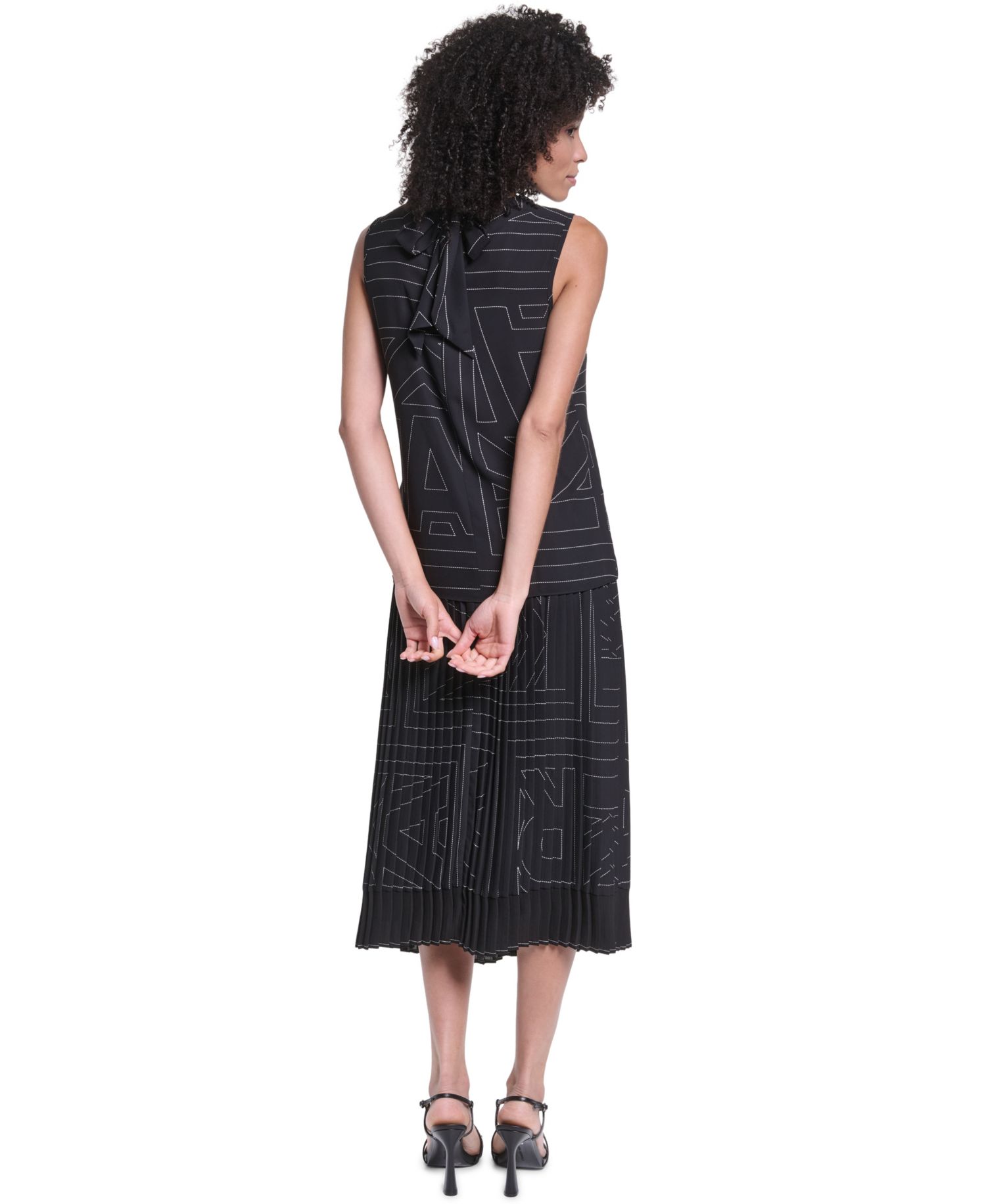 Women's Pleated Midi Skirt