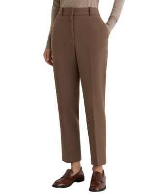 Women's Gabi Slim-Fit Mid-Rise Suit Trousers