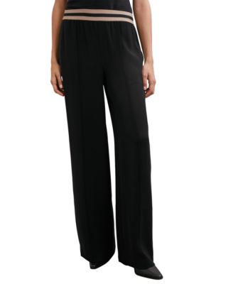 Women's Sonnie Wide-Leg Elasticated-Waistband pants