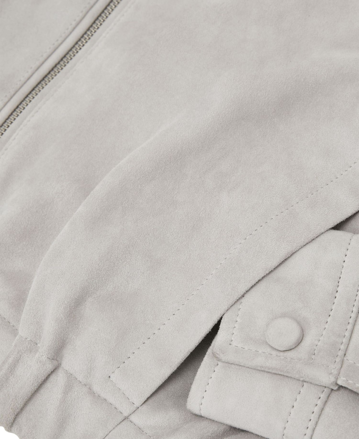 Women's Lottie Cropped Leather Elasticated-Hem Bomber Jacket
