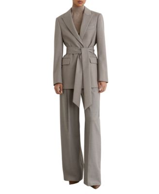 Women's Briony Wool-Blend Belted Single-Breasted Blazer