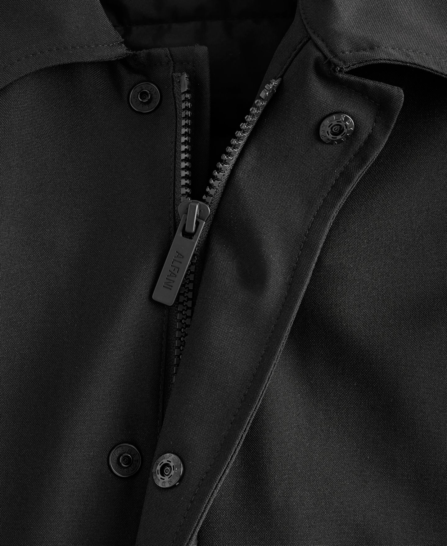 Мужское пальто Alfani Alfatech Modular Topcoat with Removable Quilted Vest, цвет: Глубокий чёрный — фото 2