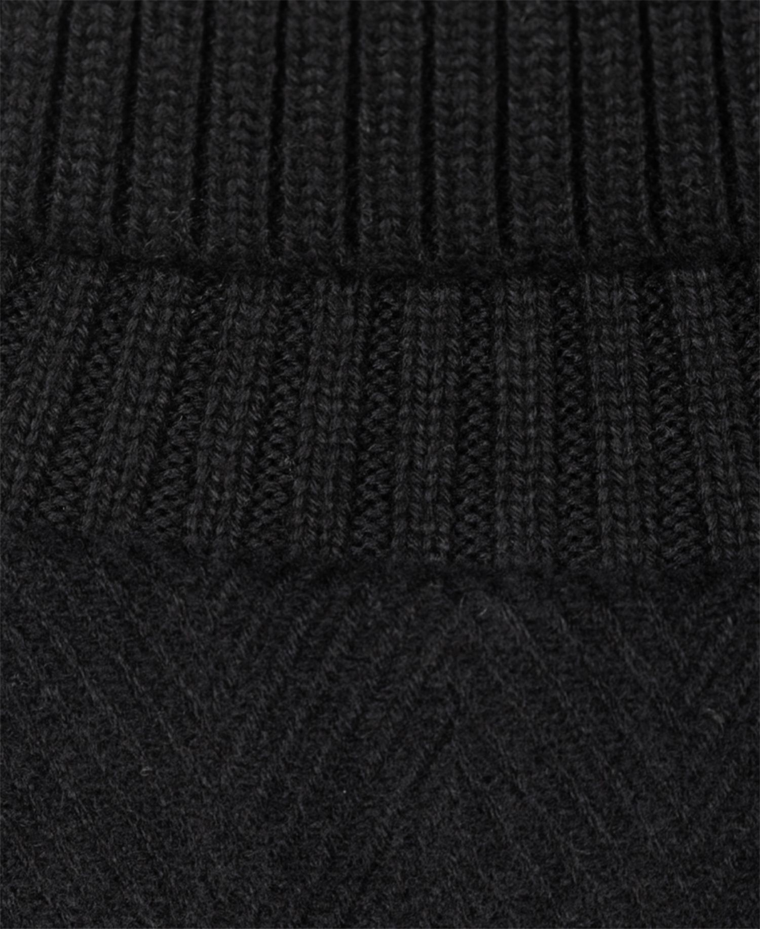 Woven Knit Collar Ruana