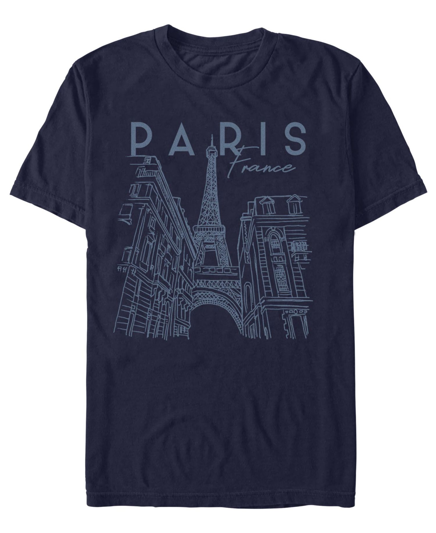 Men's Paris City Sketchy T-Shirt