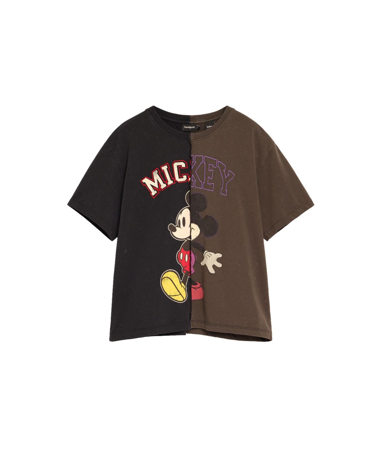 Женская футболка Desigual Mickey, цвет: Антрацитовый серый — фото 5