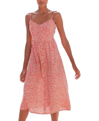 Women's Button Up Panel Dress