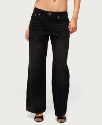 Women's Raelynn Washed Low Rise Baggy Jeans
