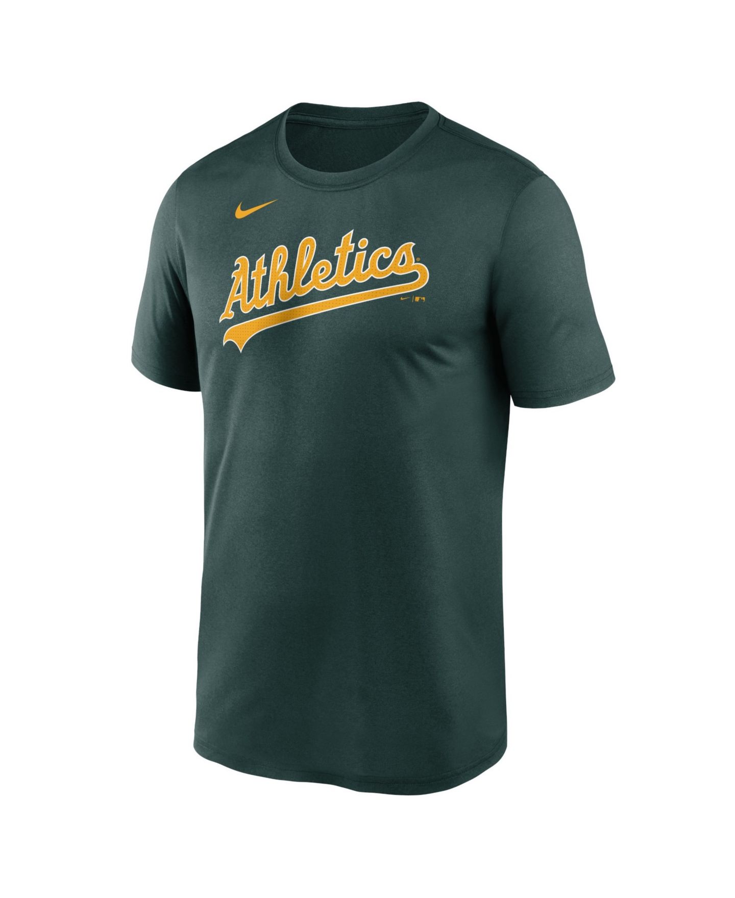 Мужская футболка Nike Green Athletics Legend Fuse Wordmark — фото 2