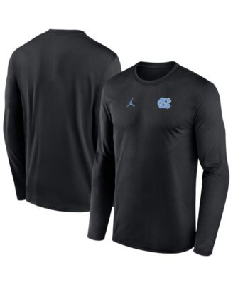 Men's Black North Carolina Tar Heels 2026 Sideline Small Logo Legend Dri-FIT Long Sleeve T-Shirt